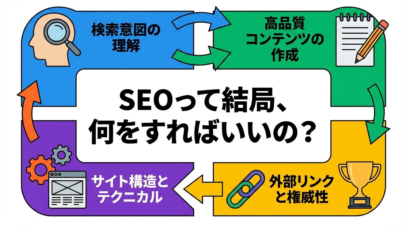 SEOって結局、何をすればいいの？